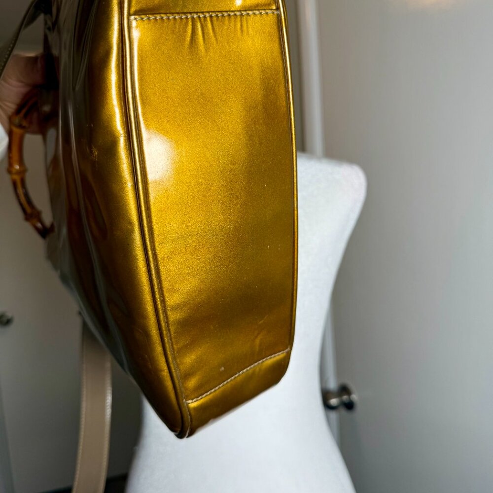 Authentic Gucci Bamboo Handbag 👜 ~ Tom Ford Era - Picture 8 of 17